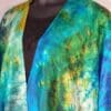 “Southwest Jewels” Hand-Dyed Silk Cocoon Jacket