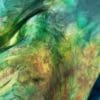 “Southwest Jewels” Hand-Dyed Silk Cocoon Jacket