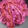 “Pink Prism” Silky Teeswater Curls Handspun Yarn