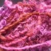 “Pink Prism” Silky Teeswater Curls Handspun Yarn