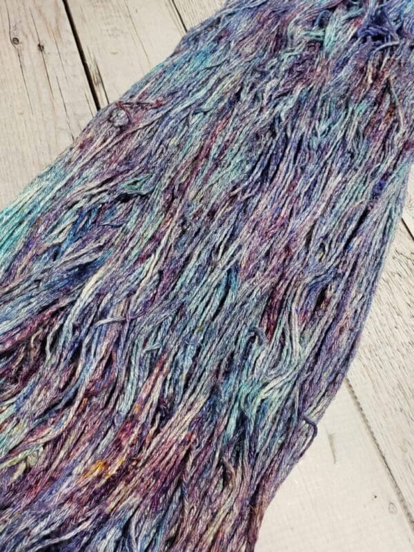 Amethyst Crystal ~ “Hameshaa” Pure Eri Silk Yarn