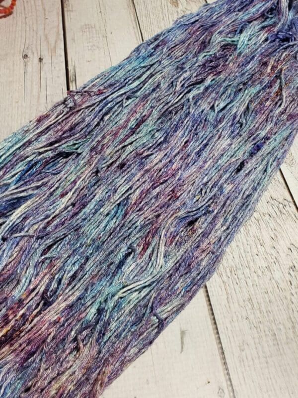 Amethyst Crystal ~ “Hameshaa” Pure Eri Silk Yarn