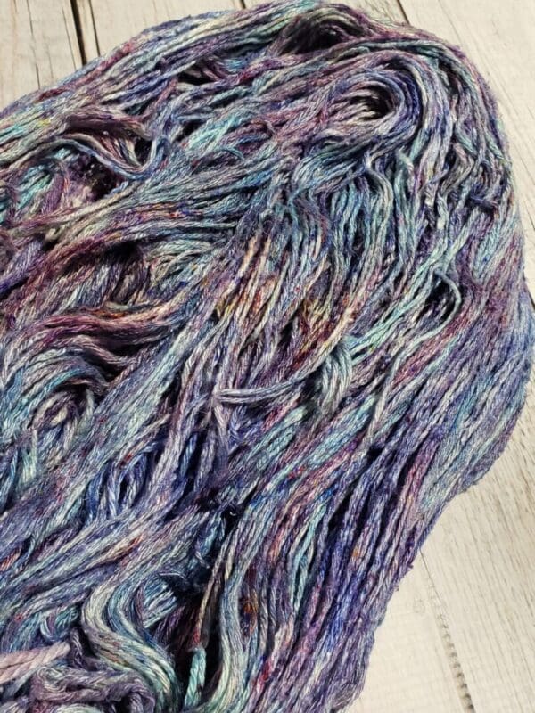 Amethyst Crystal ~ “Hameshaa” Pure Eri Silk Yarn