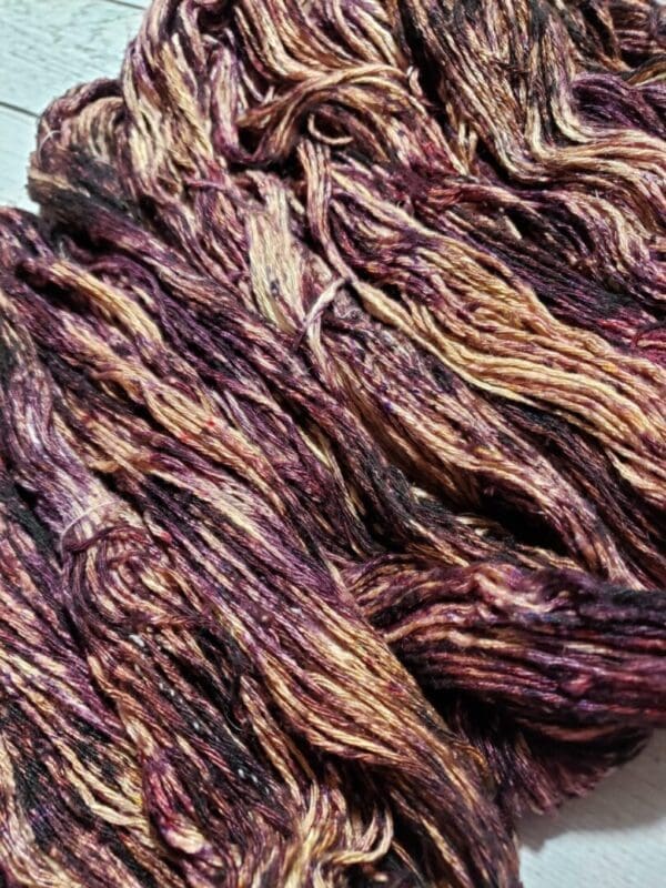 Wood Rose ~ “Hameshaa” Pure Eri Silk Yarn
