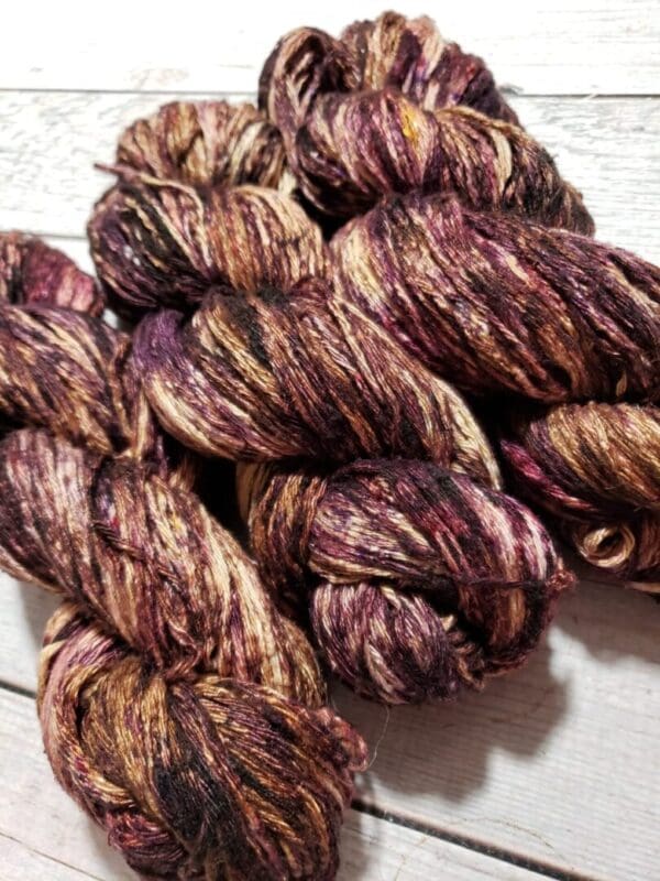 Wood Rose ~ “Hameshaa” Pure Eri Silk Yarn