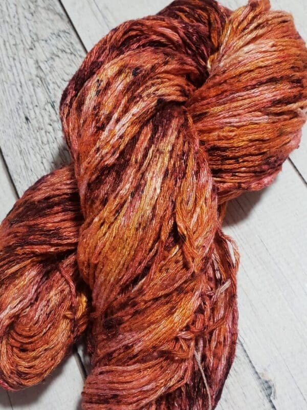 Russet Spice ~ “Hameshaa” Pure Eri Silk Yarn