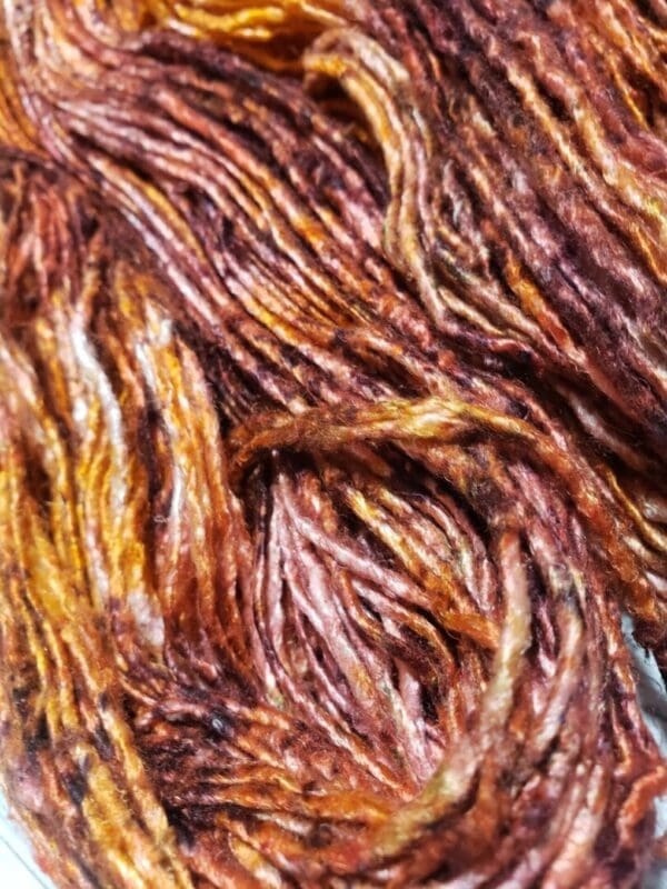 Russet Spice ~ “Indira” DK Mulberry Silk Yarn