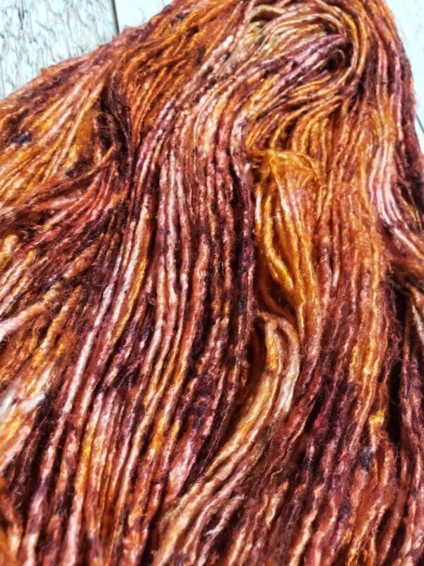 Russet Spice ~ “Indira” DK Mulberry Silk Yarn