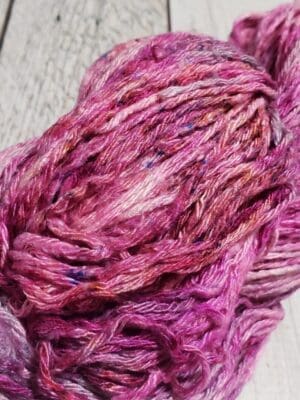 French Rose ~ “Hameshaa” Pure Eri Silk Yarn