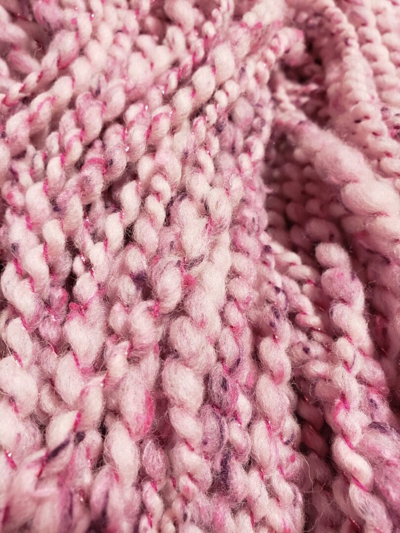 “Sweet Pea” Hand-Spun Tweed, Silk, Fine Merino Yarn