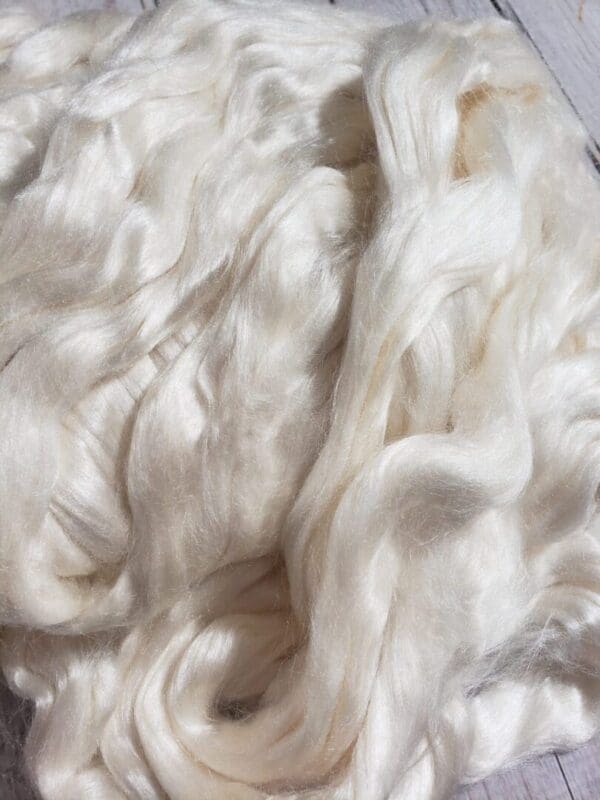Tussah Silk Top ~ Bleached & Undyed