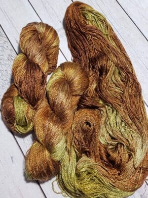 Golden Wheat ~ “Lotus Silk” Luxury Fine Silk Yarn