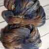 Smokey Flannel ~ Lotus Hand-Dyed Merino/Silk Luxury Fingering