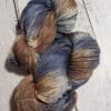 Smokey Flannel ~ Lotus Hand-Dyed Merino/Silk Luxury Fingering
