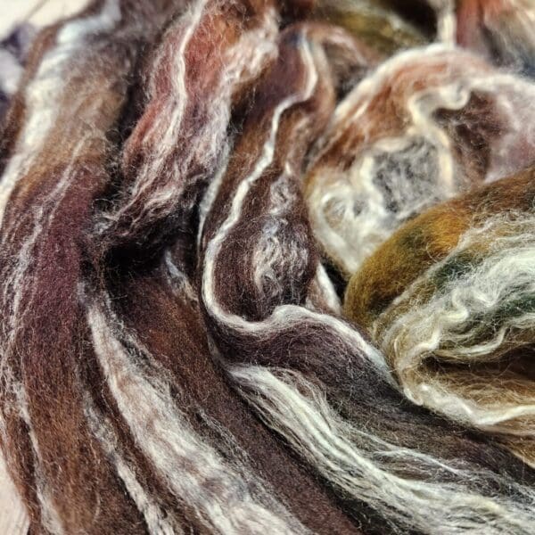 A close up of a skein of wool.