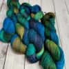 "Ocean Shimmer" LanaSilk™ Hand-Dyed 4-ply-wt Polwarth/Tussah Silk - Image 2