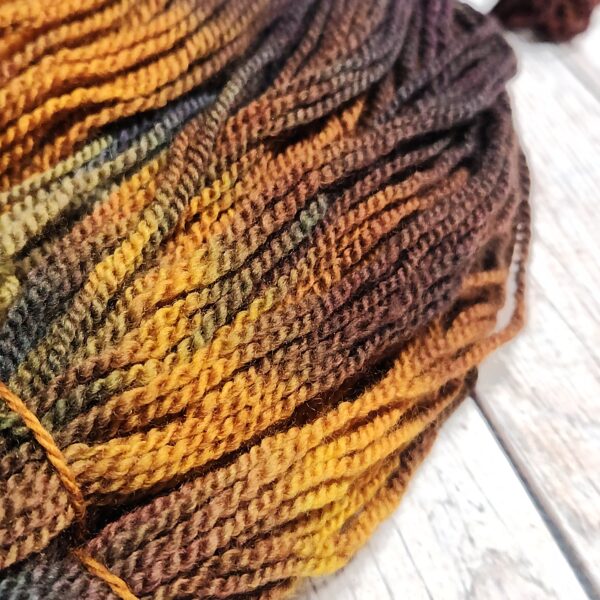 "Autumn Vista" LanaSilk™ Hand-Dyed 4-ply-wt Polwarth/Tussah Silk
