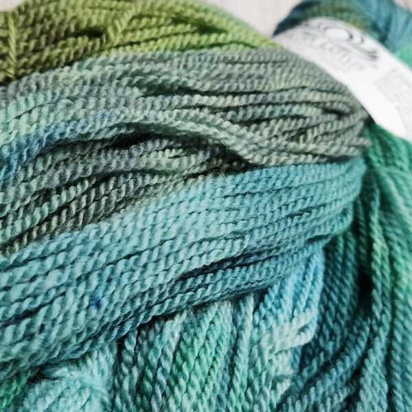 "Irish Countryside" LanaSilk™ Hand-Dyed 4-ply-wt Polwarth/Tussah Silk - Image 3