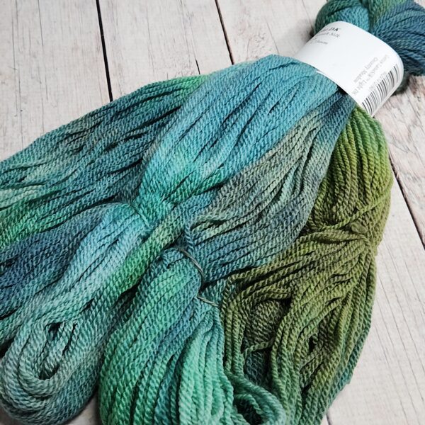 "Irish Countryside" LanaSilk™ Hand-Dyed 4-ply-wt Polwarth/Tussah Silk
