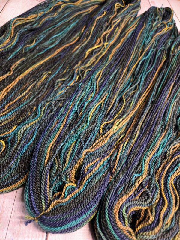 "Creekside" LanaSilk™ Hand-Dyed 4-ply-wt Polwarth/Tussah Silk - Image 6
