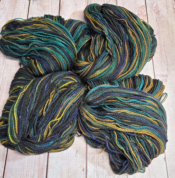 "Creekside" LanaSilk™ Hand-Dyed 4-ply-wt Polwarth/Tussah Silk - Image 4