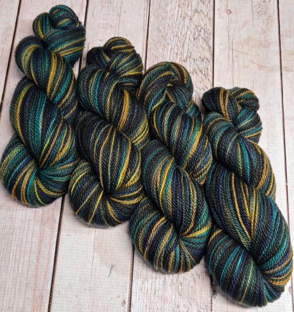 "Creekside" LanaSilk™ Hand-Dyed 4-ply-wt Polwarth/Tussah Silk - Image 2
