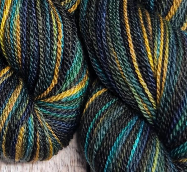 "Creekside" LanaSilk™ Hand-Dyed 4-ply-wt Polwarth/Tussah Silk