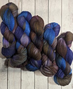 "Flannel & Fig" LanaSilk™ Hand-Dyed 4-ply-wt Polwarth/Tussah Silk