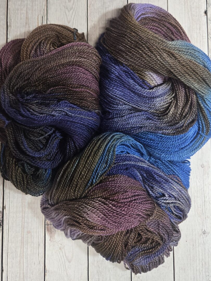 "Flannel & Fig" LanaSilk™ Hand-Dyed 4-ply-wt Polwarth/Tussah Silk - Image 3