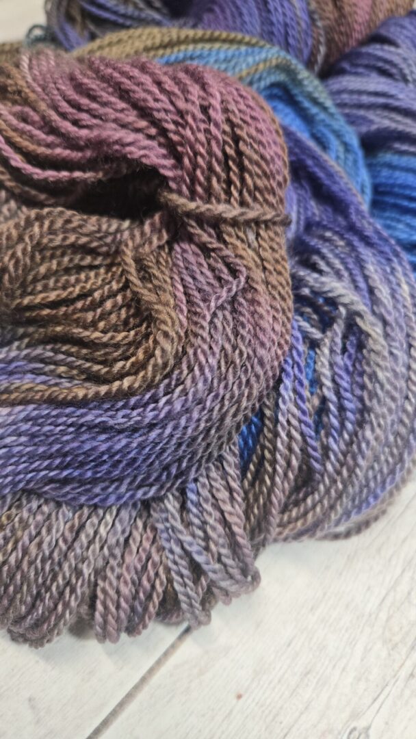 "Flannel & Fig" LanaSilk™ Hand-Dyed 4-ply-wt Polwarth/Tussah Silk - Image 4